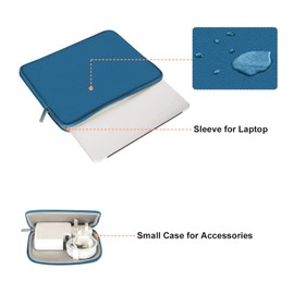 Mosiso Laptop Sleeve Water-Resistant Neoprene Bag with Small Case