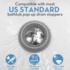 Hair Catcher for Shower Drain & Bathtub – TubRing Pop-Up