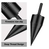 Thapncow 32mm Drill Cone Splitter, Professional Wood Splitting Drill Bit