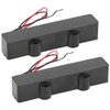 2Pcs 4 String Bass Pickup Bridge Volume Collection Equalizer Electric