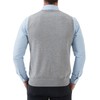 KALLSPIN Men's 100% Cotton Sweater Vest V Neck Regular Fit