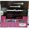 Bebella 3 PIECE CLIPLESS CURLER GIFT SET(PINK LEOPARD 9-18MM 18-25MM,