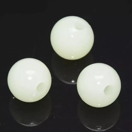 Luminous Attractors Glow Beads Sea Fishing Rigs LFR - 3mm 5mm – 10 Units FISHIN ADDICT (3 mm)