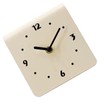 SIXRUN Table Clock, Desktop Clock, Simple Modern Quiet Movement, Metal