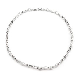 Silver Belcher Link Chain 8MM - 26" (66cm)