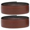 2Pcs Cycling PU Leather EVA Handlebar Belt Road Bike AntiSlip