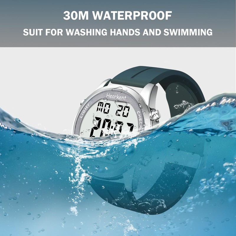 Pedometer Watch for Walking for Senior Non Bluetooth No App