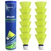 Badminton Birdies,Nylon Badminton Shuttlecocks with Stability Durability for Batting Practice