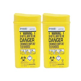 Sharpsafe Disposable Sharps Bin 0.2 litre - Pack of 2