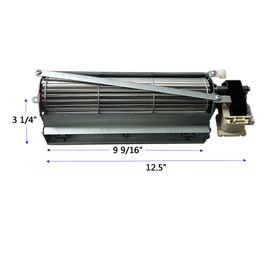 BBQ factory Bestbuyonline GFK4, FK12, FK24 Replacement Fireplace Blower Fan Unit for Monessen, Vermont Castings, Majestic, Temco, Rotom R7-RB12, FK12-N