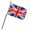 Tradewinds 4"x6" UK British England Miniature Desk & Table Flags Flag