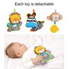 Adjustable Baby Travel Play Arch, Detachable Activity Musical Animal Toys