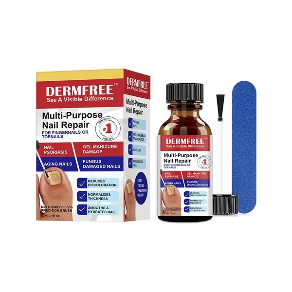 30ml Dermfree Uñas Hongo Liquido Reparación De Uñas