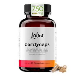 Cordyceps Extracto Orgánico 750mg | Energía Natural, Resistencia Física y Rendimiento Sin Cafeína | Hongo Adaptógeno | Cordyceps Militaris | Cápsulas 