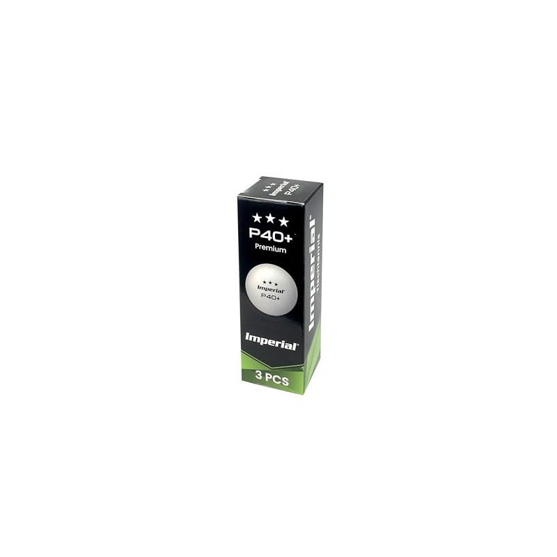 Imperial P40+ 3-Star Table Tennis Ball | Premium Plastic Ball