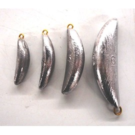 Atlantic Crescent/Banana sinkers (5 lb Bulk)- 2 oz (2 Eyes)