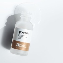 Natural Outcome Ácido Glicólico Suero Renovador - Suero Hidratante - Hidratante Facial para Mujer - Productos para el Cuidado de la Piel - 60 ml
