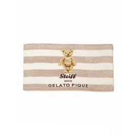 Steiff PWGG245680BRWF Gelato James JQD Border Blanket, Braun