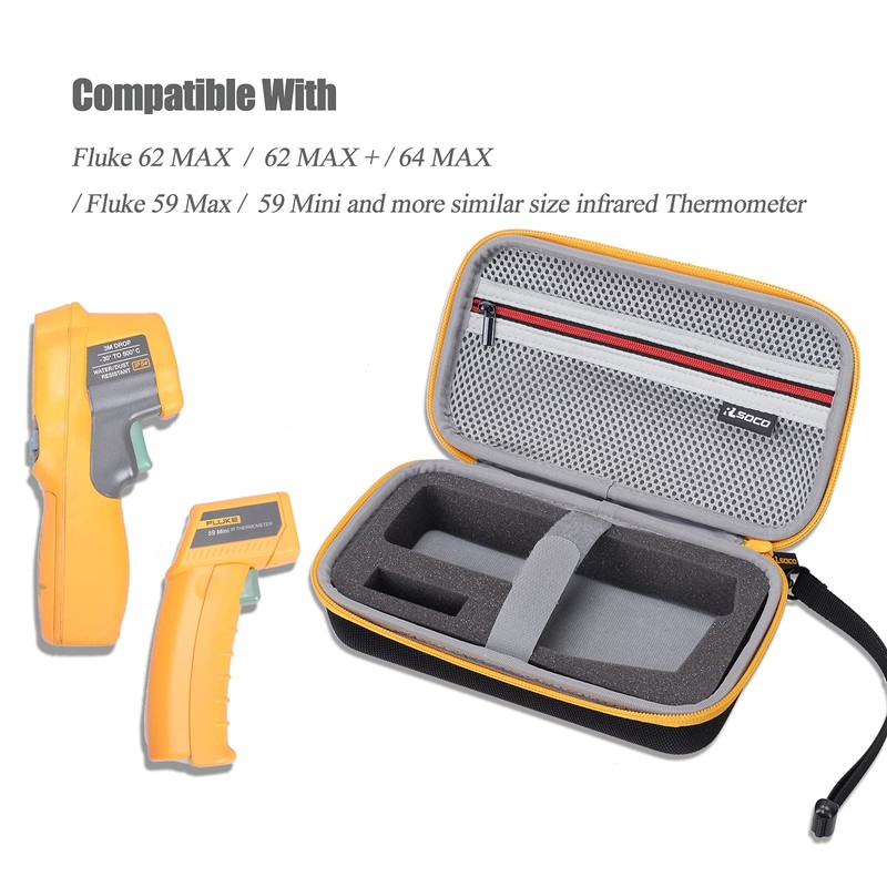 RLSOCO Hard Case for Fluke IR 62 Max/59 Max/62 MAXCAL/59