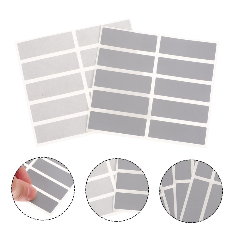 Tofficu 50 Sheets Scratch Off Stickers Educational DIY Cards Scratch