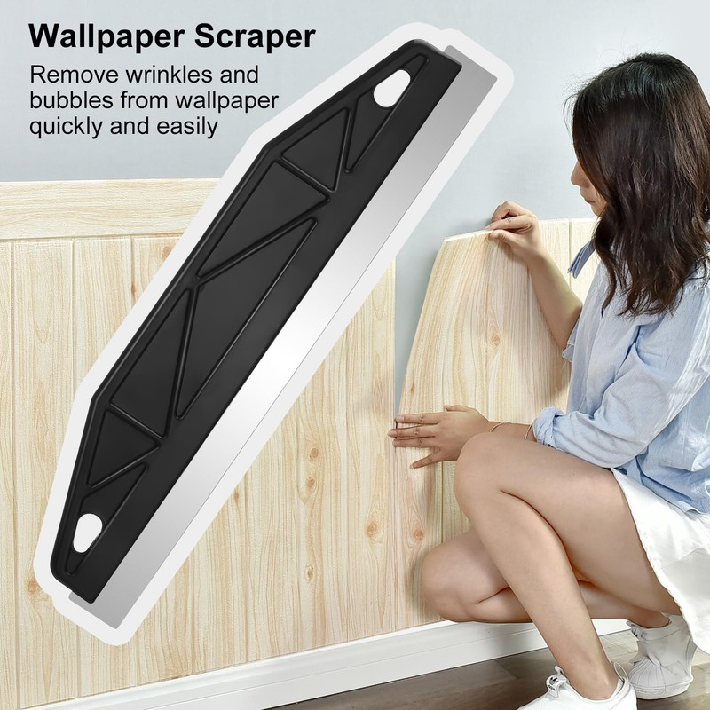 Paint Shield,Paint Guard for Cutting in,Black 12inch Multi-Purpose Straight Edge