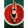 Swimline Watermelon Slice Floating Pool Island Red/Green 60'' Diameter