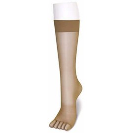 Support Five 5 Toe Stockings (Below Knee Type, Beige)