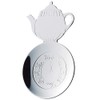 Takasou Metal Pot Tea Measure Silver
