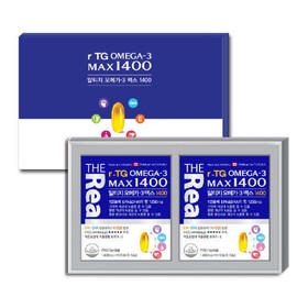 formulaThe Real (nutritional supplement) The Real Low Temperature Supercritical rTG Omega3 Max 1400 2 piece gift set / 더리얼 저온초임계 rTG오메가3 맥스1400 2개 선물세트