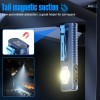 Trustfire X3 Rechargeable EDC Flashlight Magnet Torch , Red Light