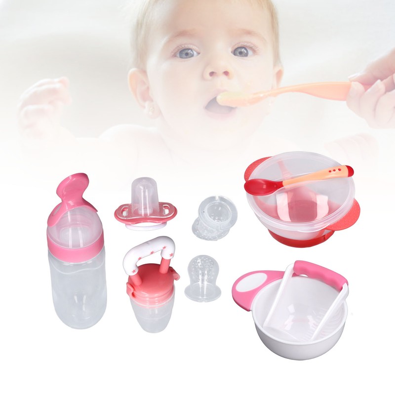 Baby Feeding Tools Set Newborn Baby Bowl and Spoon Set