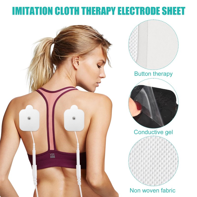 Set of 10 Electrode Pads, 5 x 5 cm Device,