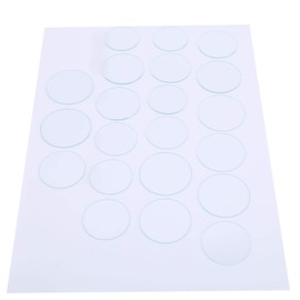 Watch Glass Replacement Watch Glass Replacement 21 Pieces 35-45 mm Glass Replacement Round Parts Flat Watch Crystal Lenses Glass Mineral Glass Replacement Parts for Watchmakers Repair Watch