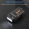 Small Powerful EDC Flashlight Bright 1200LM USB C Rechargeable IP67