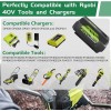 For RYOBI 40V 6.0Ah Battery For Ryobi 40 Volt Lithium