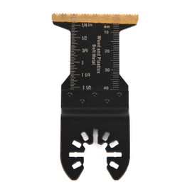 WEN MTB345 3-Piece Oscillating Multi-Tool Bi-Metal Titanium-Coated 45mm Blade Set for Metal and Wood