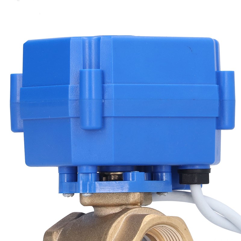 DC12V DN15 1/2 Inch Electric Ball Valve Brass Motorized Switch