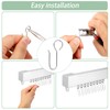 60 pieces curtain hooks, curtain hooks, S hooks, curtain hooks