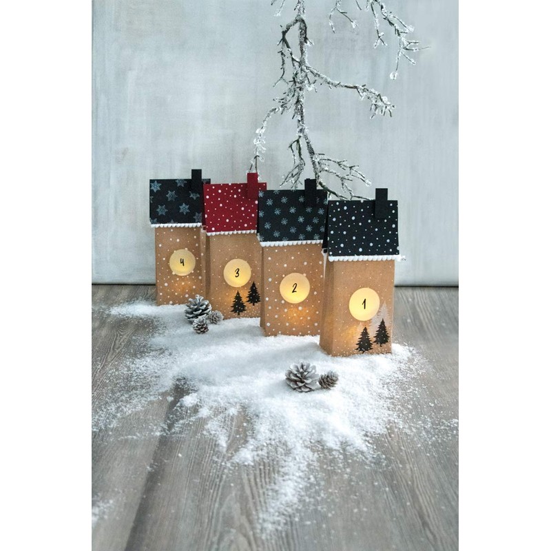 Rayher Buste di Carta A Fondo, Kraft, 10X24X6Cm, 80G/M², Bus.Blis.