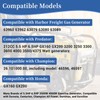 Generator Muffler Silencer Kit, Compatible with Honda GX160 GX200 Clone