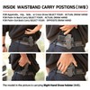 Amberide IWB KYDEX Holster Fit: S&W M&P 380 Shield EZ
