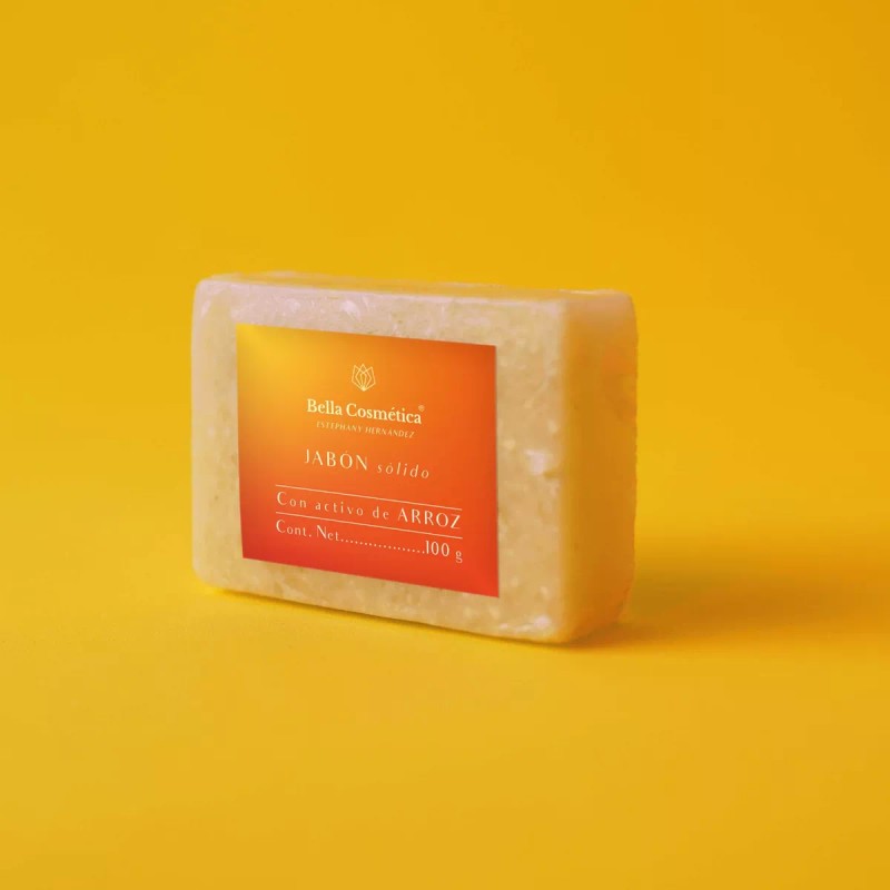Bella Cosmética Estephany Hernández Jabón Artesanal De Arroz