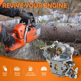 Carburetor for Poulan P3314 P3314WS P3416 P4018 PP3516 PP3816 PP4018 PPB3416 Gas Chainsaw for Craftsman 358351901 358350830 Replaces C1M-W26