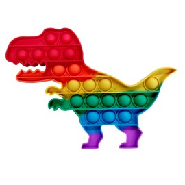 colors Rainbow Pop it fidget toy- Stress reliever Push pop - Bubble sensory fidget toy for Kids and Adults - popit fidget toys for fun, learning and relaxation!