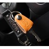 MOONEYES MOONEYES KH-MGC199BR-MON Leather Key Cap, Brown