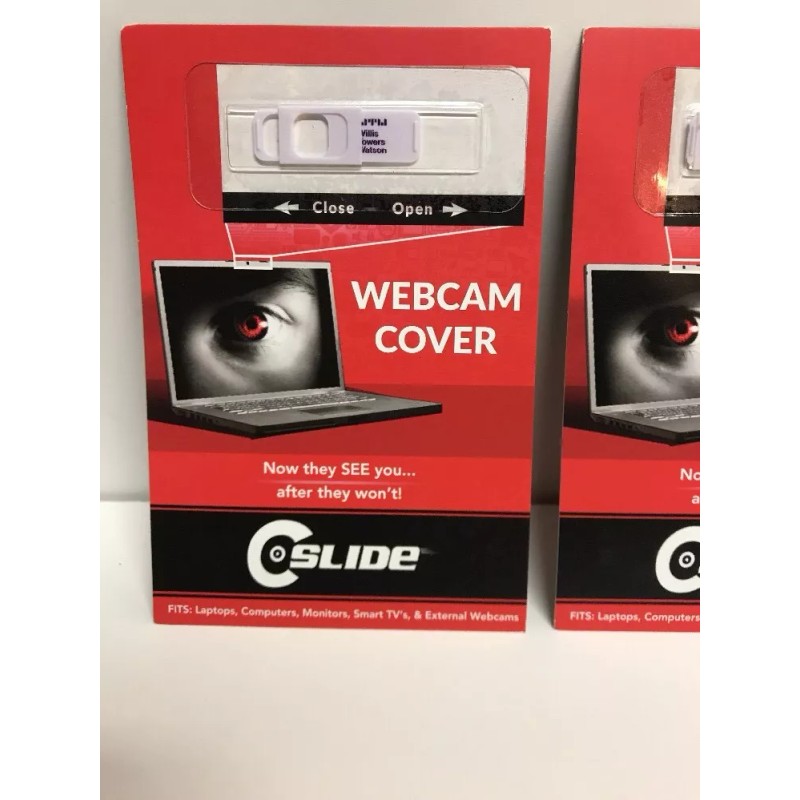 C-Slide Lot Of 2 C-Slide WebCam Cover for Laptops Computers