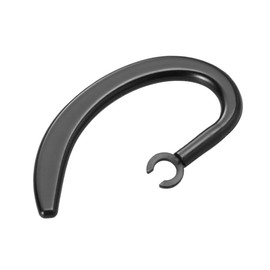 DOITOOL 12pcs Rubber Ear Hooks for Headsets Rotating Telescopic Accessories Black Compatible Various Earbud for and Comfort