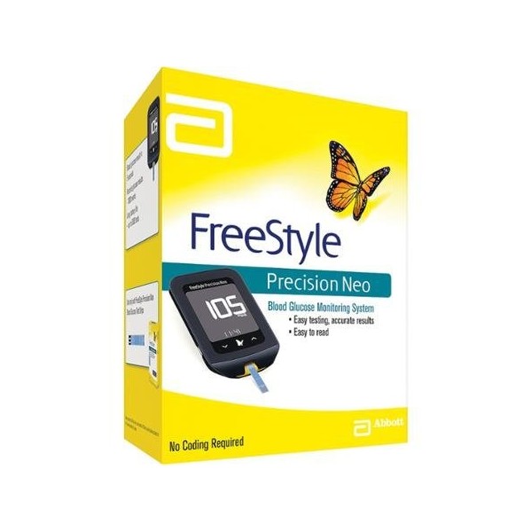 Freestyle Precision Neo Glucose meter. Suitable for MEDISENSE ketones and glucose test strips