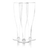Party Essentials One Piece 5 oz. Plastic Champagne Flutes, Clear