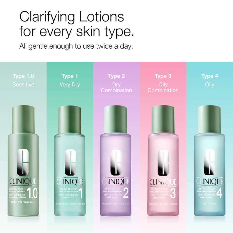 Clinique 3-Step Clarifying Lotion Face Exfoliator 3 | Toner With